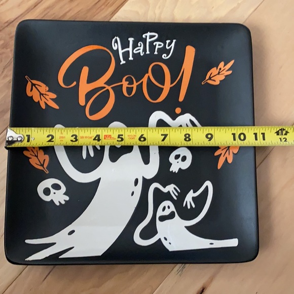 Happy Boo ghost Square Halloween Plate Platter - Picture 11 of 11